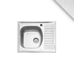 CHIUVETA INOX 2611.B1/2SL 580x510 1C1/2P ST.LN SANOBI (1/1)