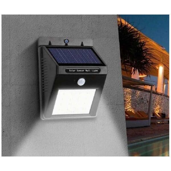 LAMPA DE PERETE CU SENZOR SOLAR 5W - imagine 4